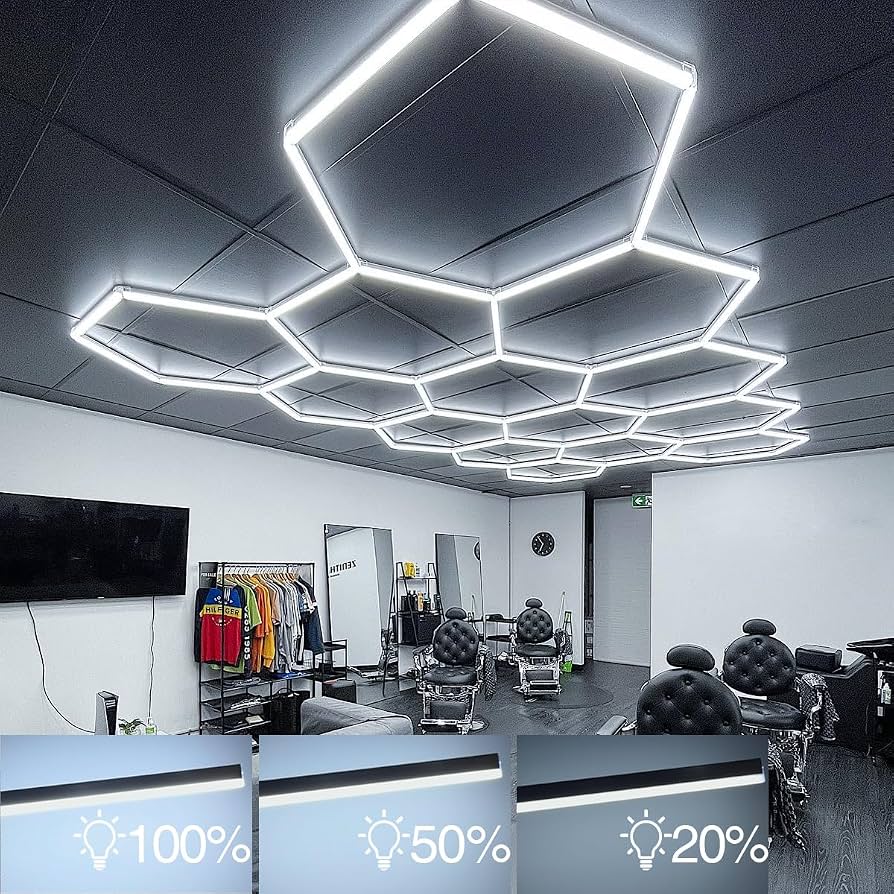 Dimmable 14 Hex Grid (13.58' x 7.92')