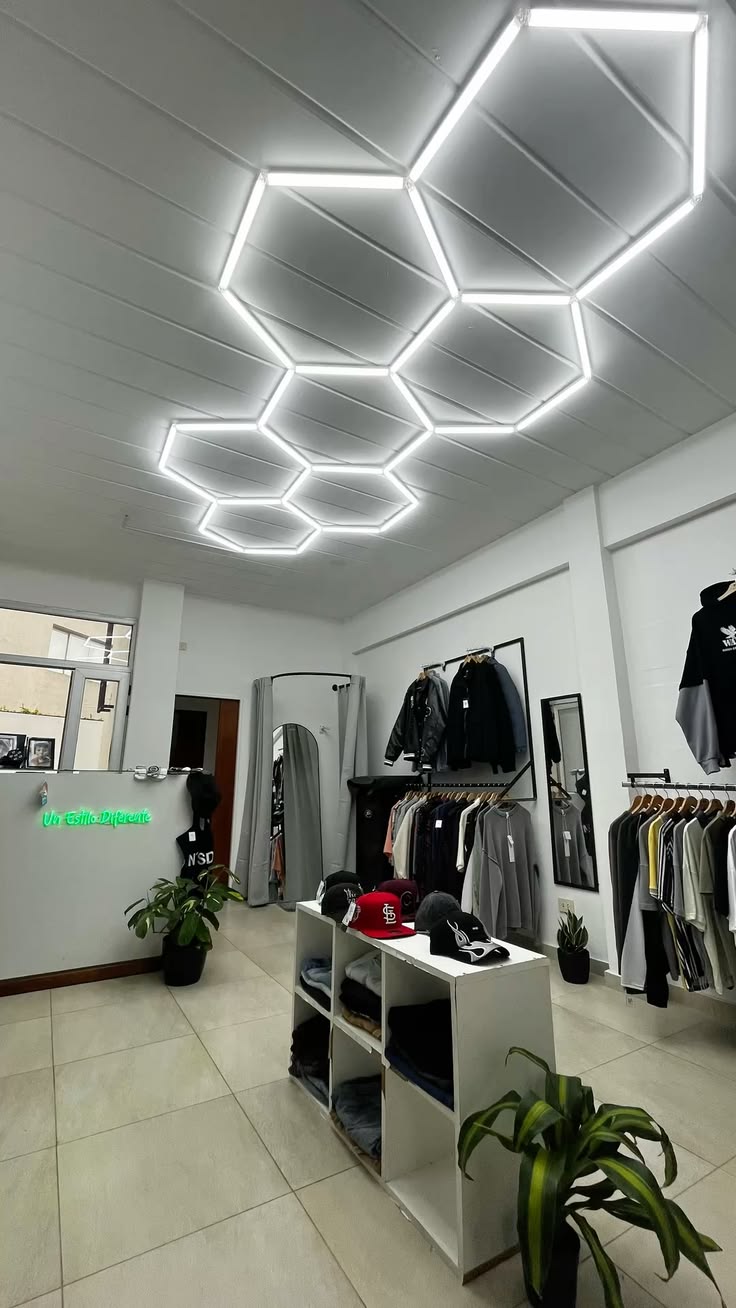 Dimmable 7 Hex Grid (12.80' x 5.58')