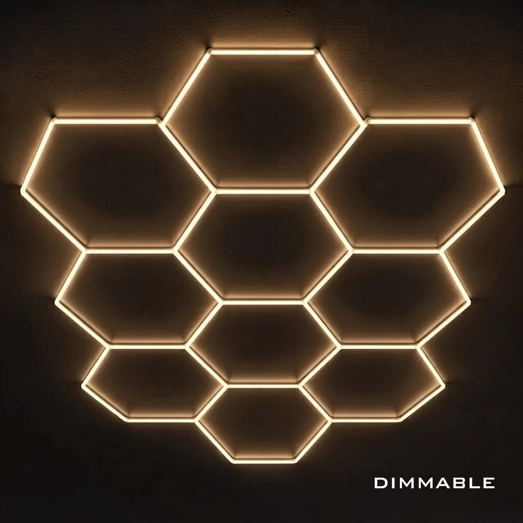 10 Hex Grid Dimmable