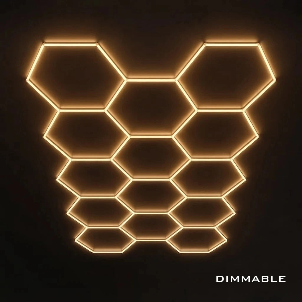14 Hex Grid Dimmable
