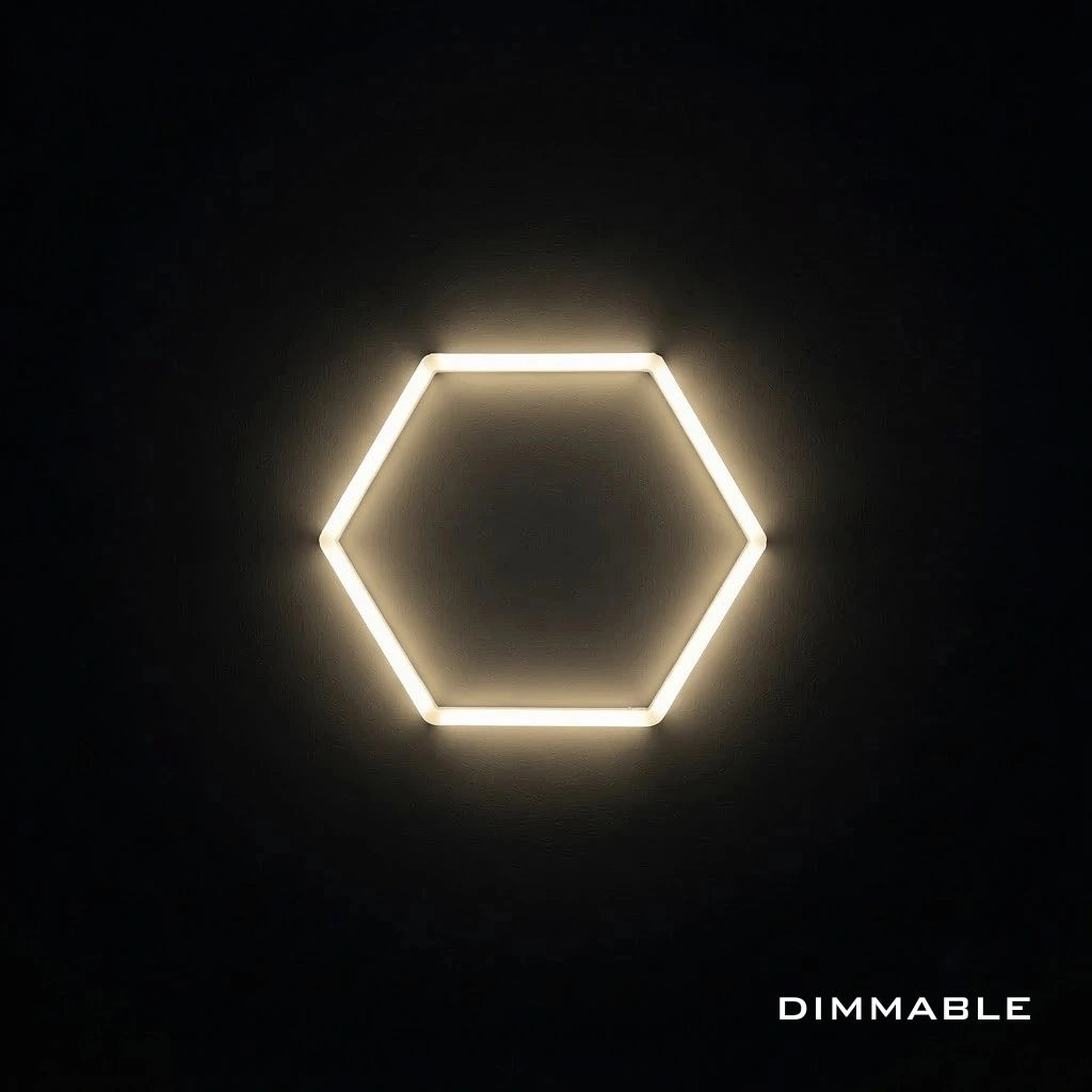 Single Hex Grid Dimmable