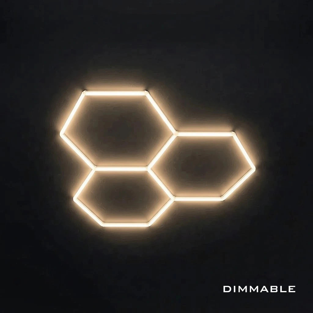 3 Hex Grid Dimmable