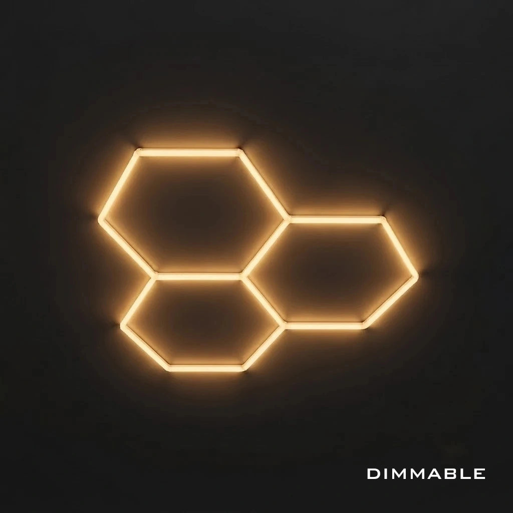 3 Hex Grid Dimmable