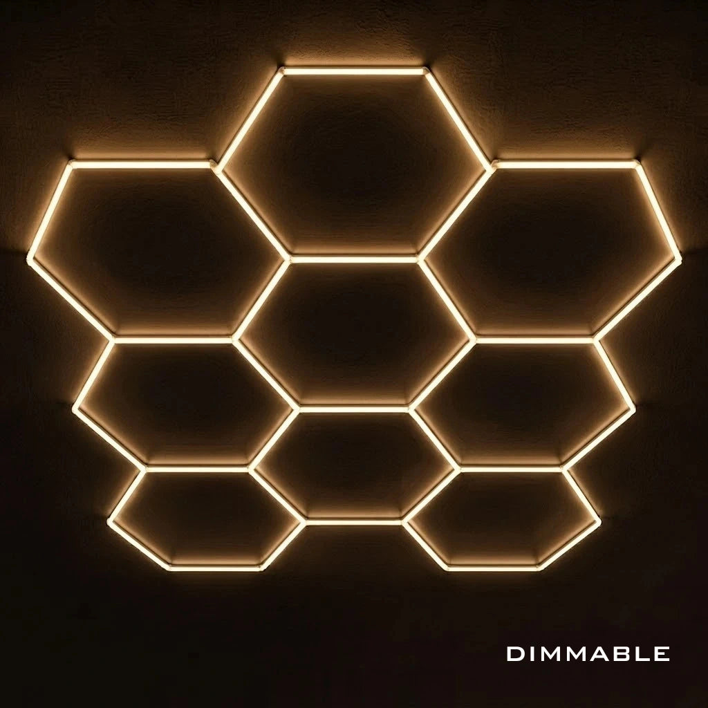 9 Hex Grid Dimmable