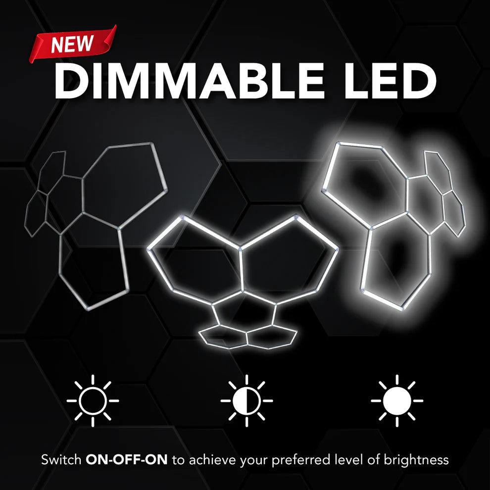 Dimmable 15 Hex Grid/Border (15.67' x 7.92')