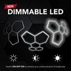 Dimmable 15 Hex Grid/Border (15.67' x 7.92')
