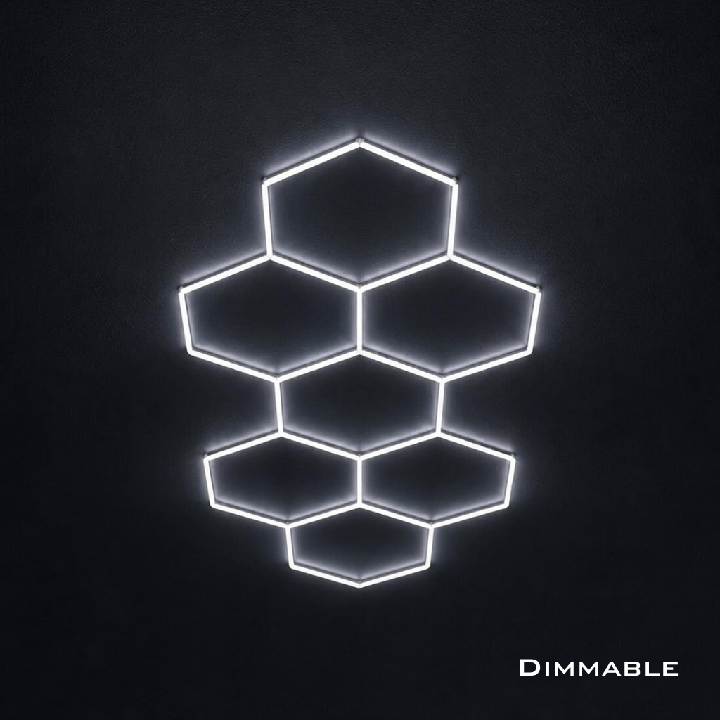 Dimmable 7 Hex Grid (12.80' x 5.58')