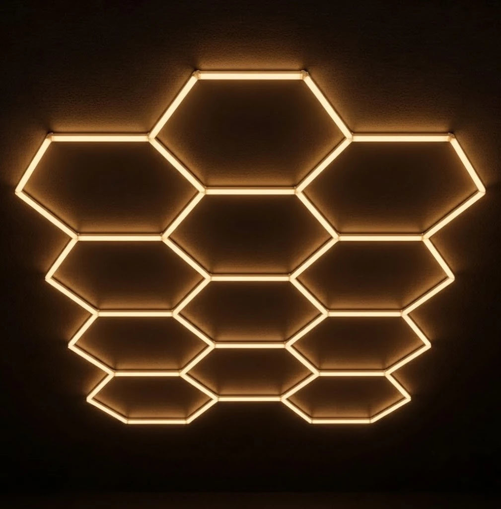 12 Hex Grid Non Dimmable