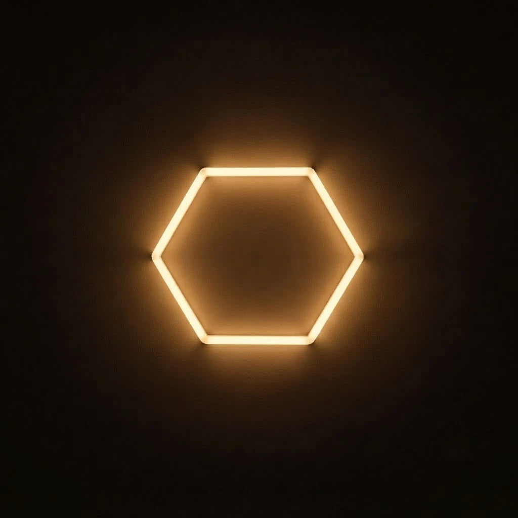 Single Hex Grid Non Dimmable