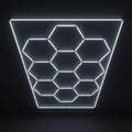 10 Hex Grid/Border Non Dimmable