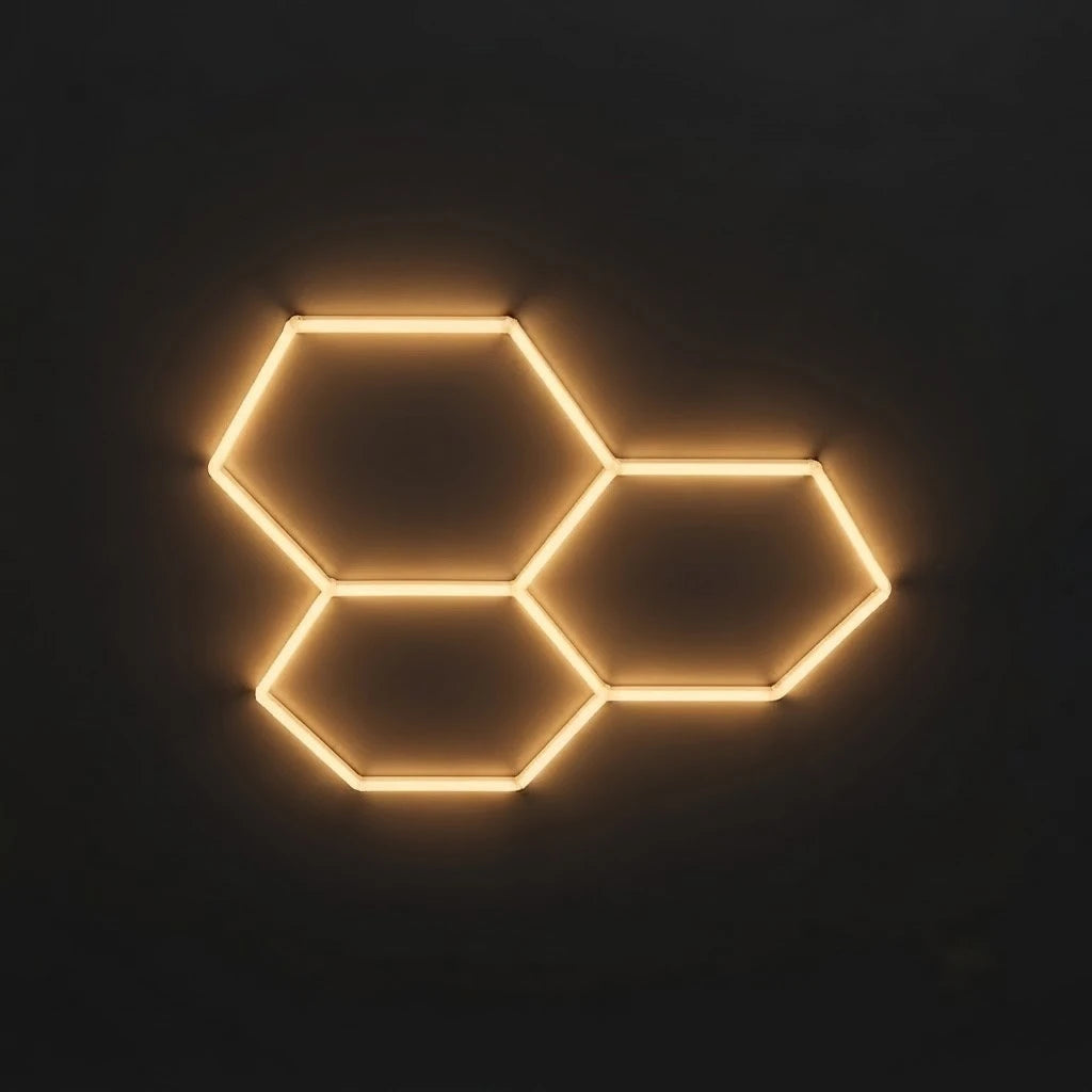 3 Hex Grid Non Dimmable