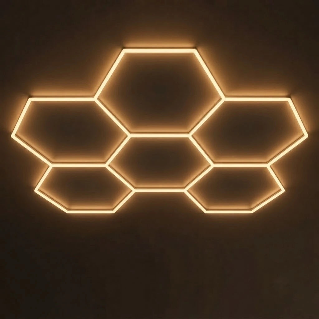 6 Hex Grid Non Dimmable