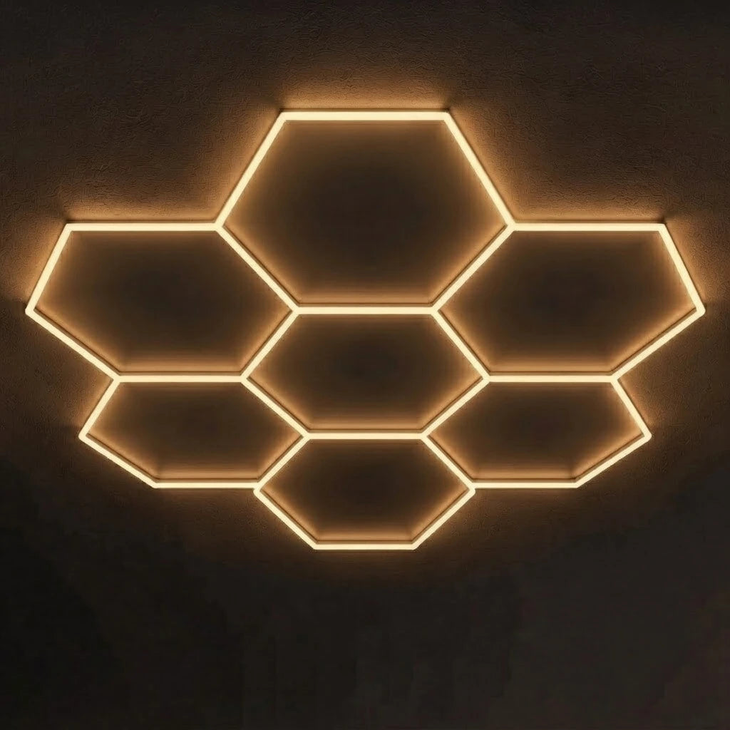 7 Hex Grid Non Dimmable