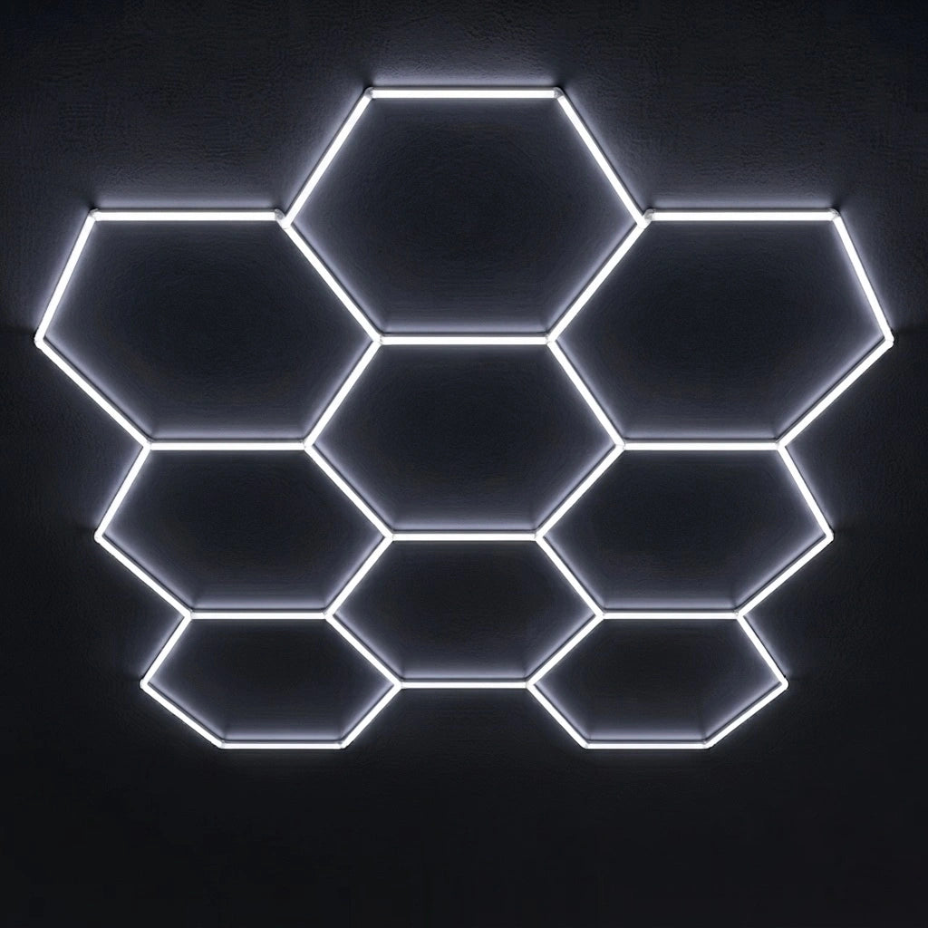 9 Hex Grid Non Dimmable