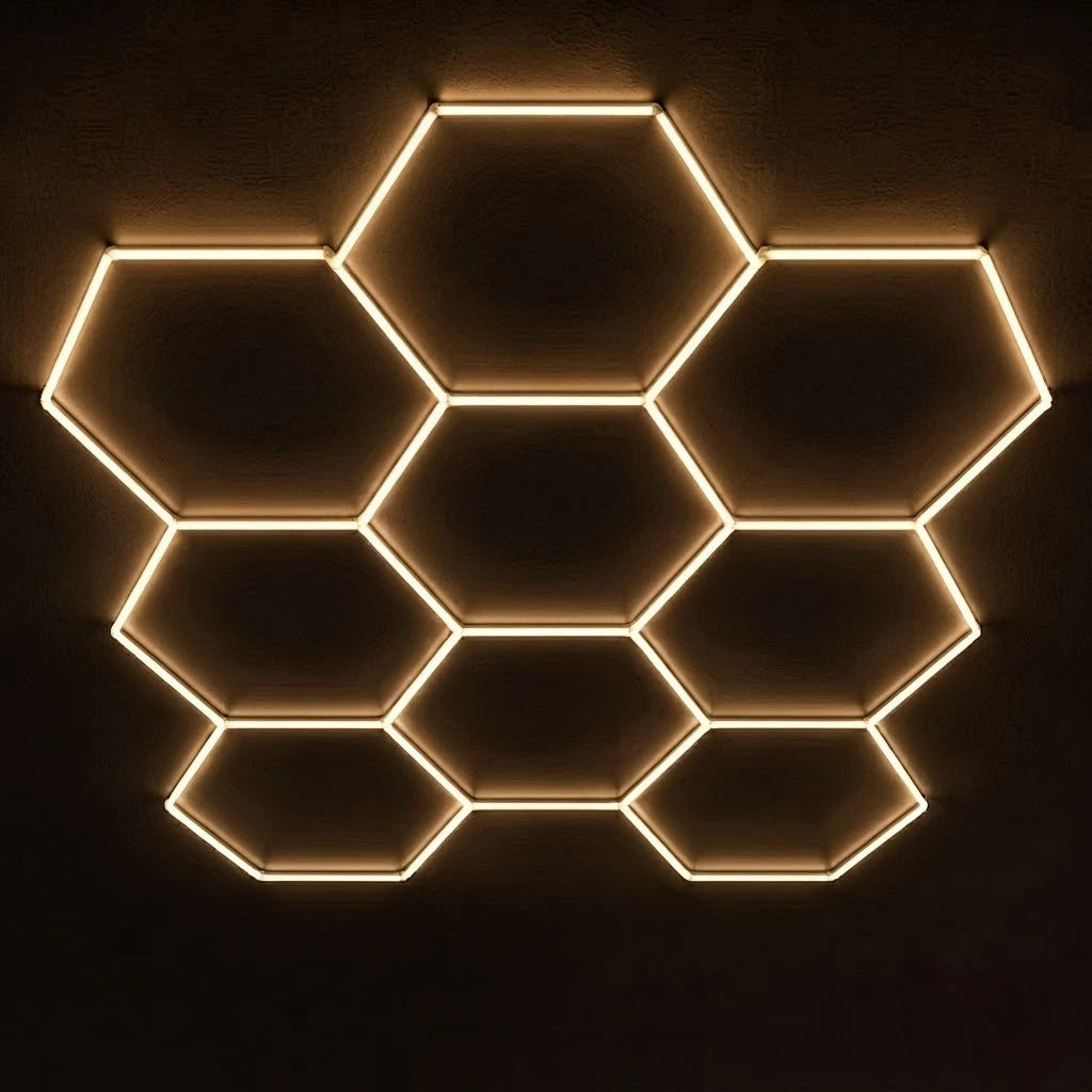 9 Hex Grid Non Dimmable