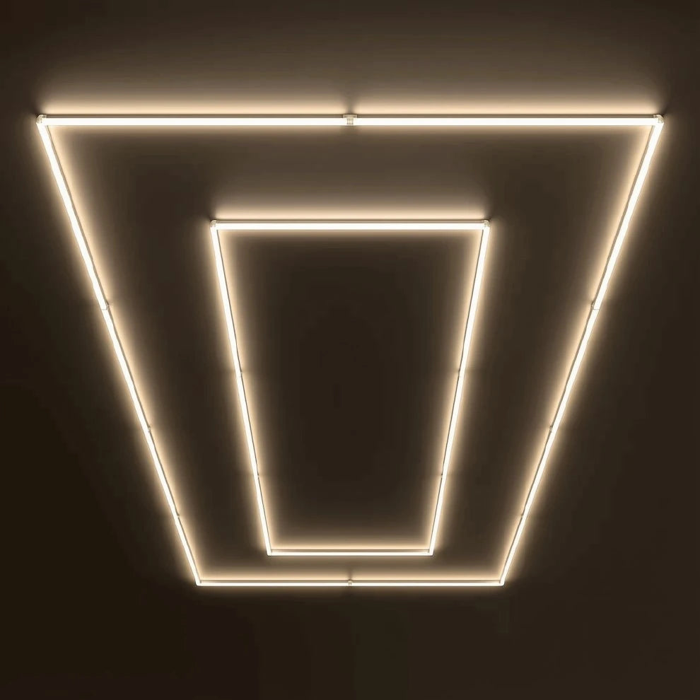 Double Rectangular Grid Non Dimmable
