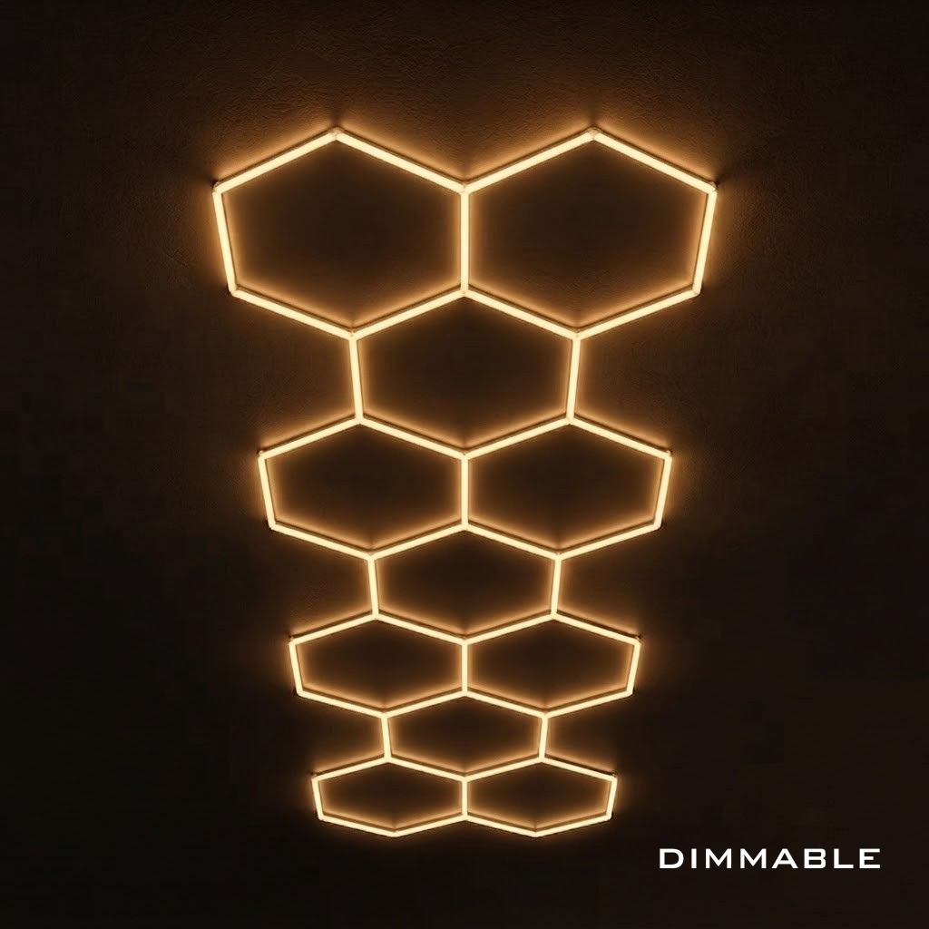 Dimmable 11 Hex Grid (16.40' x 5.58')