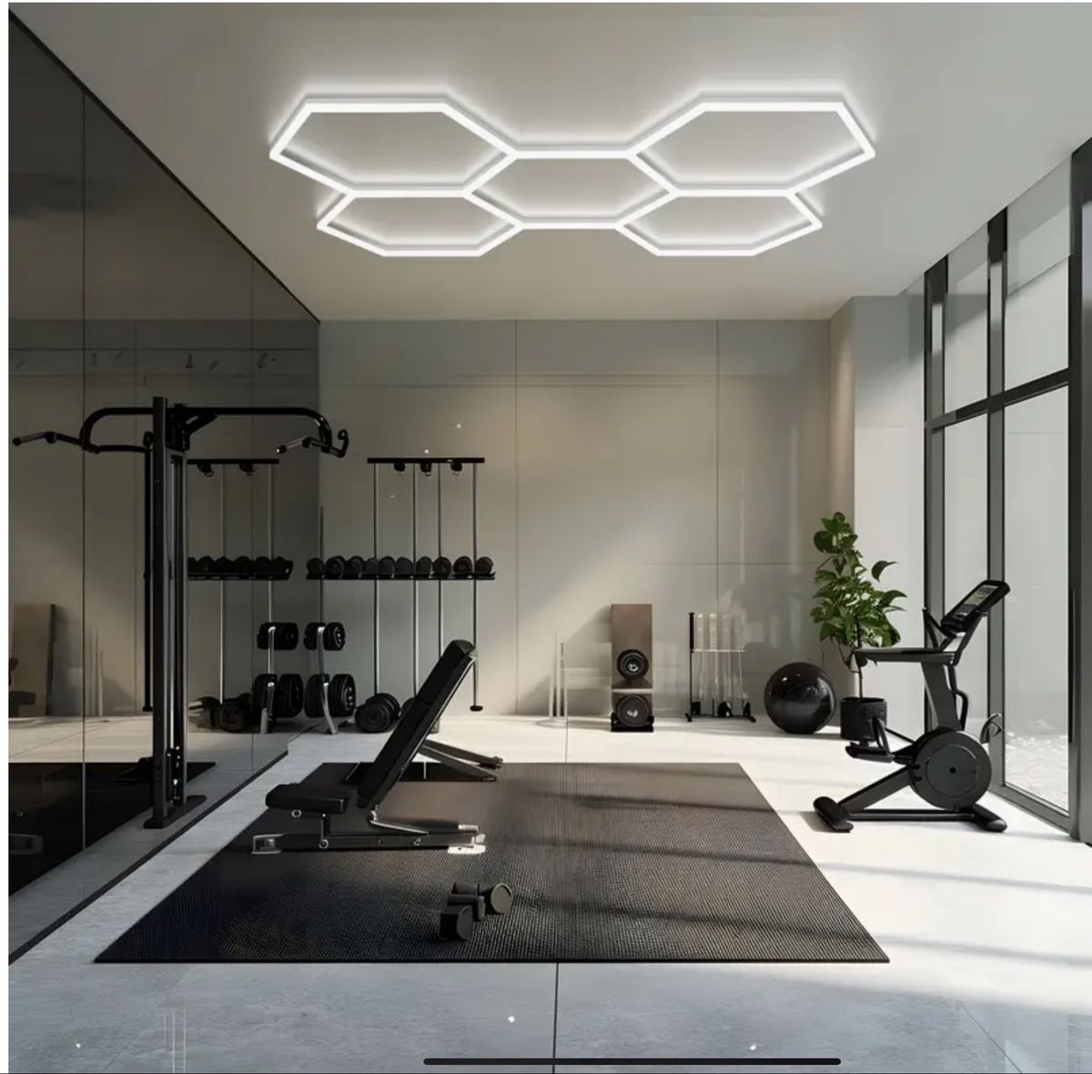 Dimmable 5 Hex Grid (7.83' x 5.58')